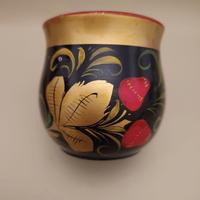 CIOTOLINA in legno LACCATA - anni 70 URSS