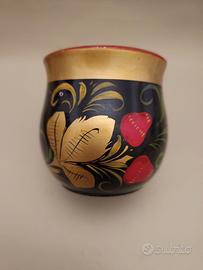 CIOTOLINA in legno LACCATA - anni 70 URSS