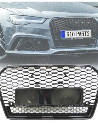 GRIGLIA PER AUDI A6 16- LOOK RS6 II NERO