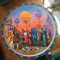 Scatola di latta contenitore Silver Crane