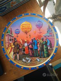 Scatola di latta contenitore Silver Crane