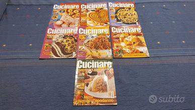 LOTTO 7 RIVISTE collana "CUCINARE BENE" (F)