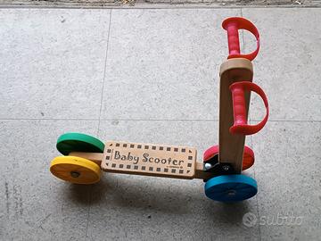 monopattino legno bimbi gaspo