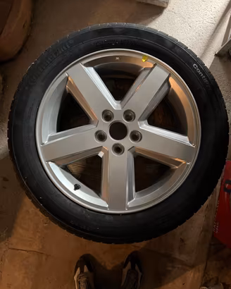 1 Cerchio Lega Jeep Gomma Continental 215/55 R18
