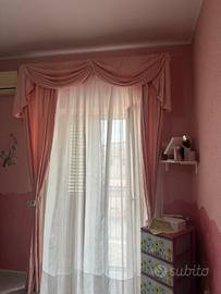 Tenda con bastone completa colore rosa