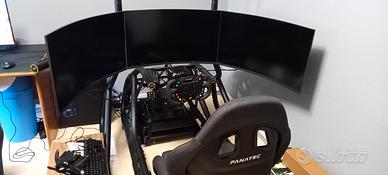 postazione sim racing fanatec 