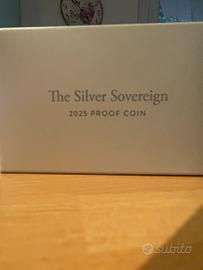 Sterlina Ag PROOF 2025 Re Carlo III