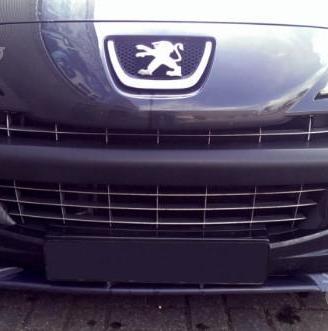 LAMA SPOILER Sotto PARAURTI ANTERIORE PEUGEOT 207