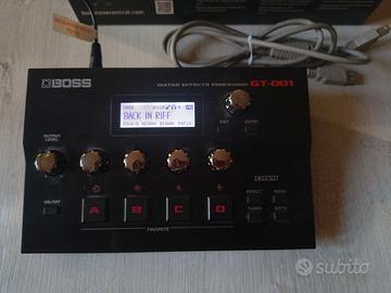 Processore effetti chitarra elettrica BOSS GT-001