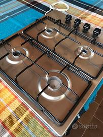 Piastra di cottura a gas 4 fuochi