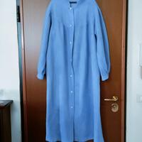 Vestaglia donna larghezza 120 colore azzurro calda