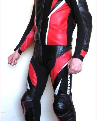 Tuta in pelle di canguro Gimoto, made in Italy