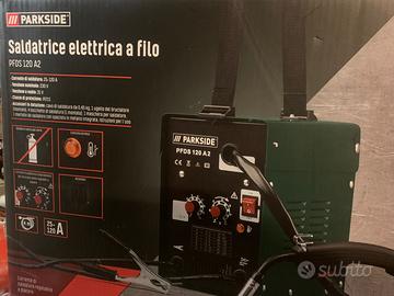 Saldatrice elettrica,spray ausiliario.filo di sald