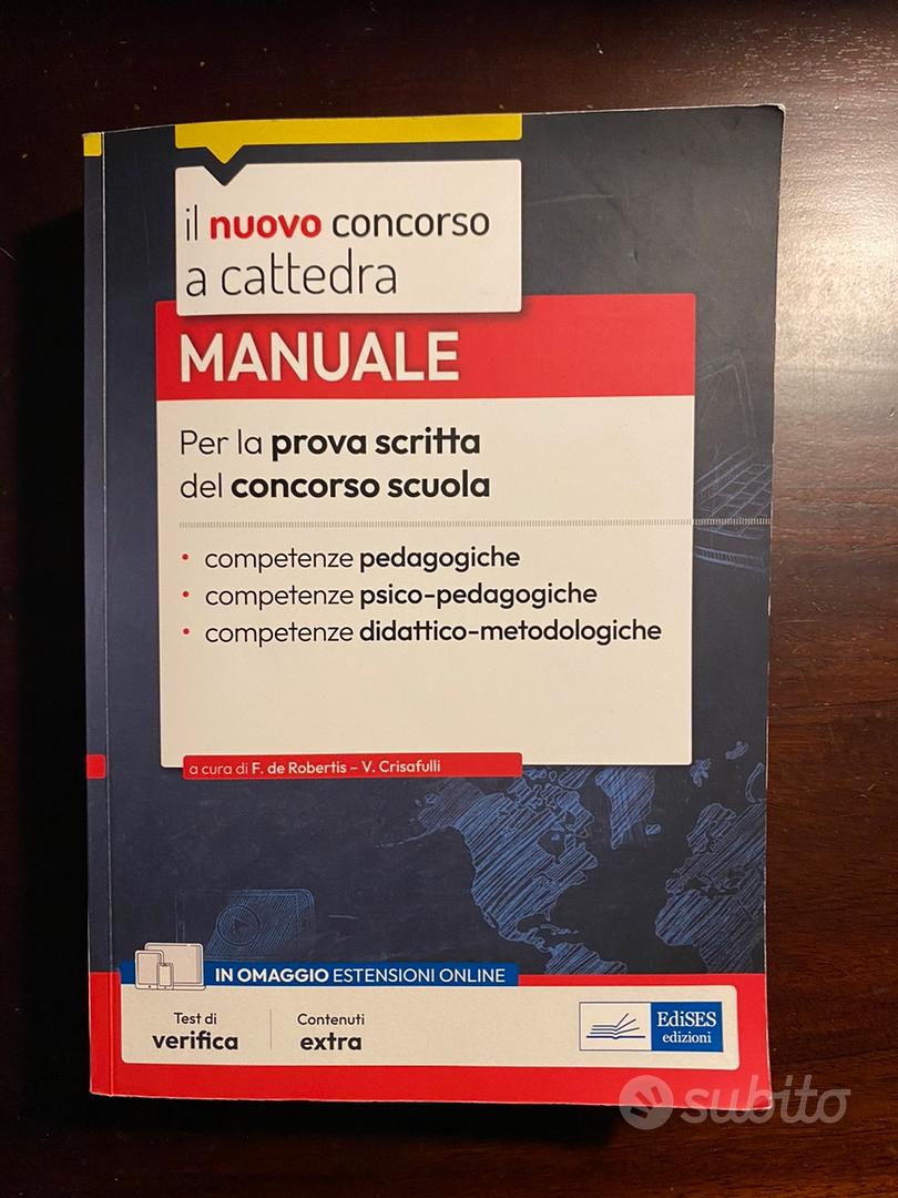 Manuale Edises prova scritta concorso scuola 2023 - Libri e