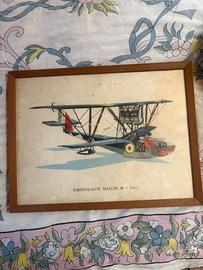 Stampa vintage Idrovolante Macchi M.5 1917