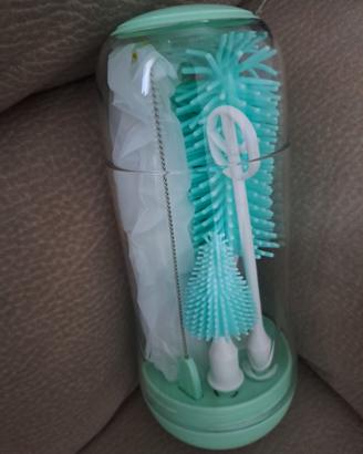 MOMMED Spazzole Biberon Neonato Set, 360°