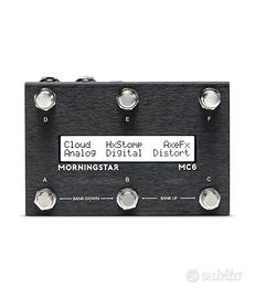 Morningstar MC6 MKII Controller MIDI a Pedale