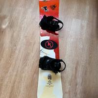 Tavola da snowboard + attacchi