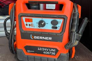 Booster avviamento professionale BERNER 12/24V