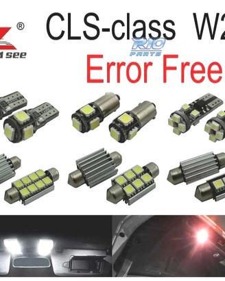 KIT 22 LAMPADE LED INTERNE MERCEDES CLS C218 W218 