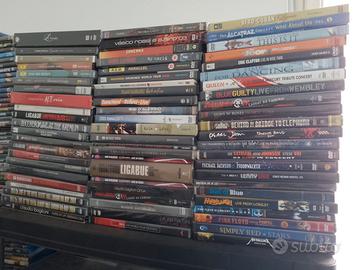 In blocco 125 DVD musicali NUOVI , IMBALLATI