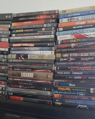 In blocco 125 DVD musicali NUOVI , IMBALLATI