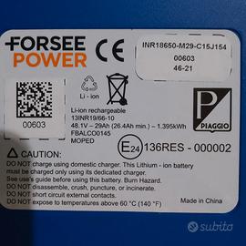 Riparazione batteria piaggio one