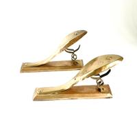 Porta tende vintage ottone