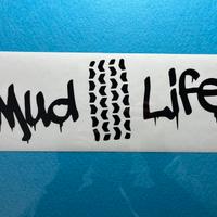 Adesivo Mud Life Nero
