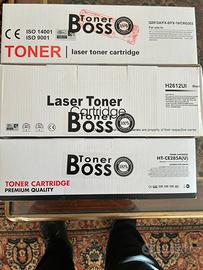 n.3 toner cartridge  in confezione mai usati