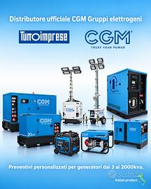 Gruppi elettrogeni da 3 a 2000KVA