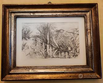 Quadro artista Piero Solavaggione 1958