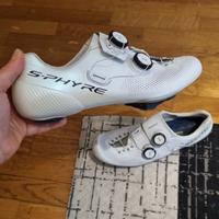 Scarpe shimano S-phyre rc903 bianche