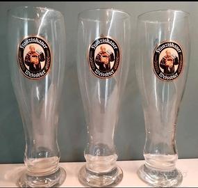Tris di bicchieri da birra Franziskaner