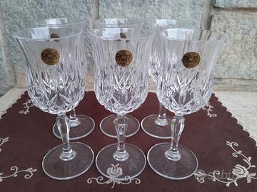Set 6 calici vino RCR Cristalleria Italiana, linea