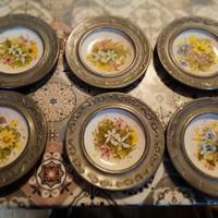 6 PIATTI  ARTE PELTRO FLAVIA BASSANO