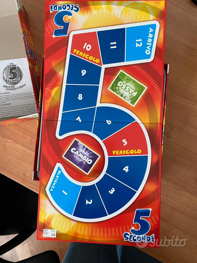 5 Secondi – Gioco di Società Adrenalina e Risposte Veloci GRANDI GIOCHI - MB678557
