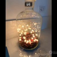 Lampada dentro damigiana di vetro perfetta