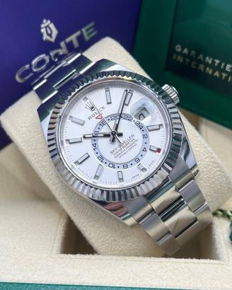 ⚪️ROLEX SKY-DWELLER 'WHITE DIAL' REF.326934