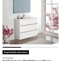 mobile bagno con specchio 120cm nuovo mai usato!!