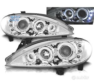 FARI PER RENAULT MEGANE 99-02 ANGEL EYES FONDO CRO