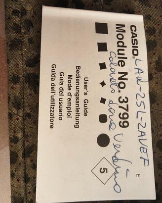 Casio Active Dial Serie LEG-25


