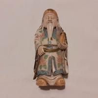 Dio cinese della felicità - statuina in ceramica