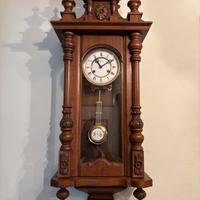 Orologio a pendolo da parete in legno