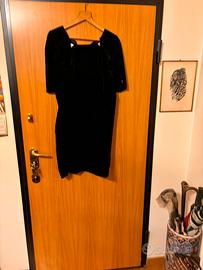 Vestito sartoriale in velluto