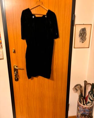 Vestito sartoriale in velluto