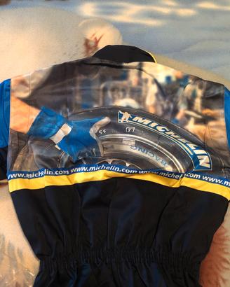 Tuta Vintage Michelin Racing De Cecco - Tg XL