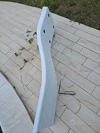 trampolino per piscina in vetroresina bianco 