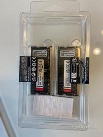 Ram kingstom 64 gb 2x32 sodimm 3200 mhz