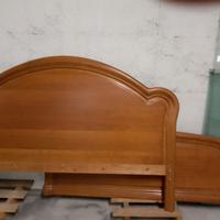 Letto matrimoniale a doghe